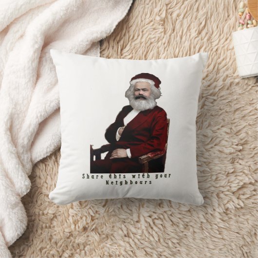 SantaKarl MarXmas クッション (ブランケット)