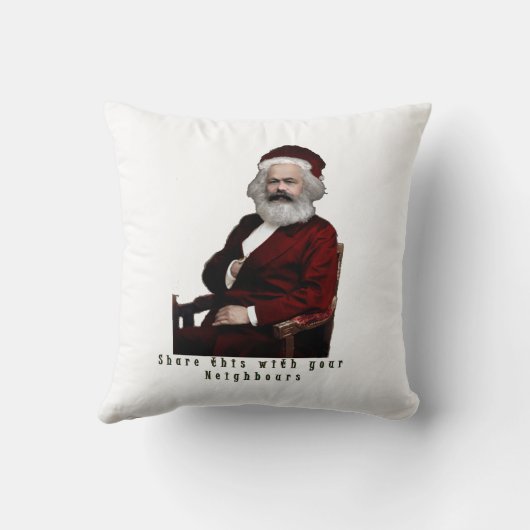 SantaKarl MarXmas クッション (裏面)