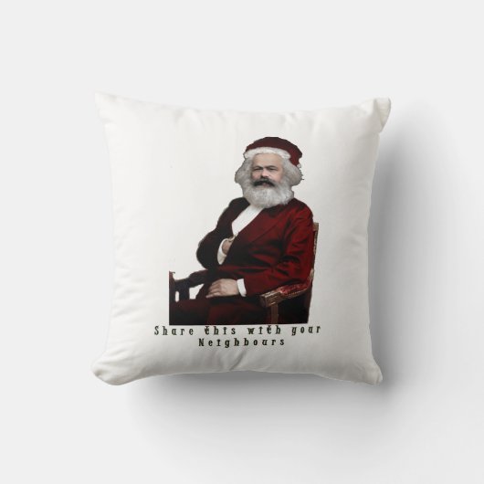 SantaKarl MarXmas クッション (正面)