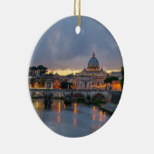 Sant'Angelo橋セントピーターのバシリカ会堂ローマイタリア セラミックオーナメント (右)