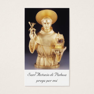 Sant'Antonioのsantino - St Anthonyの神聖なカード