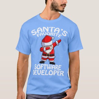 Santasソフトウェお気に入りのア開発者クリスマス1 Tシャツ