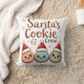 Santa's Cookie 67 Crew クッション (ブランケット)