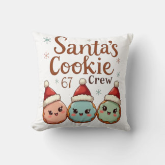 Santa's Cookie 67 Crew クッション