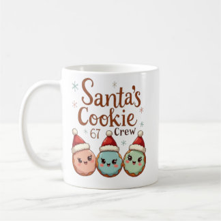 Santa's Cookie 67 Crew コーヒーマグカップ