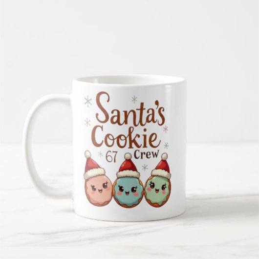 Santa's Cookie 67 Crew コーヒーマグカップ (左)