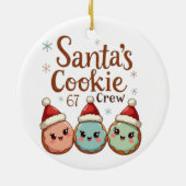 Santa's Cookie 67 Crew セラミックオーナメント (裏面)
