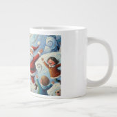 Santa's Cozy Health - A Christmas Eve Tale ジャンボコーヒーマグカップ (右)