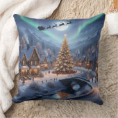 Santa's Cozy Visit - A Night of Wonder クッション (ブランケット)