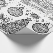 Santa's Creative Wonderland Wrap & Color ラッピングペーパー (角)