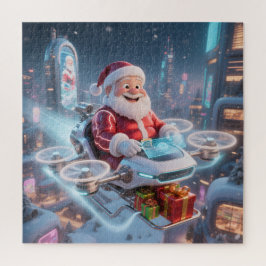 Santa's Cyber-Sleigh: Futuristic Drone Delivery ジグソーパズル