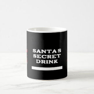 Santa's Drink -Personalized Funny Christmas コーヒーマグカップ