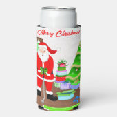 Santa's Early Gift - A Hole-in-One Christmas スリム缶クーラー (Seltzer正面)