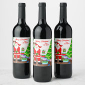 Santa's Early Gift - A Hole-in-One Christmas ワインラベル (ボトル)