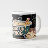 Santa's Eggnog Spa ジャンボコーヒーマグカップ (正面右)