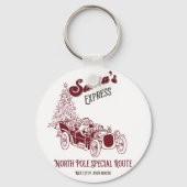 Santa's Express Vitange Christmas キーホルダー (正面)
