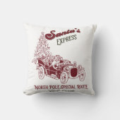 Santa's Express Vitange Christmas クッション (正面)