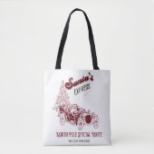 Santa's Express Vitange Christmas トートバッグ (正面)