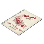 Santa's Express Vitange Christmas ノートブック (左側)