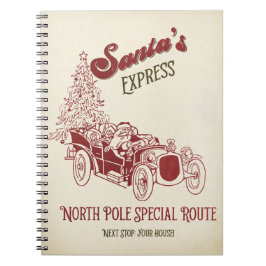 Santa's Express Vitange Christmas ノートブック