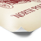 Santa's Express Vitange Christmas フォトプリント (角)