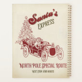 Santa's Express Vitange Christmas プランナー手帳 (裏面)