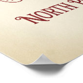 Santa's Express Vitange Christmas ポスター (角)