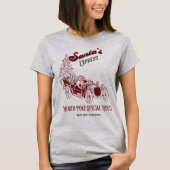 Santa's Express Vitange Christmas Tシャツ (正面)