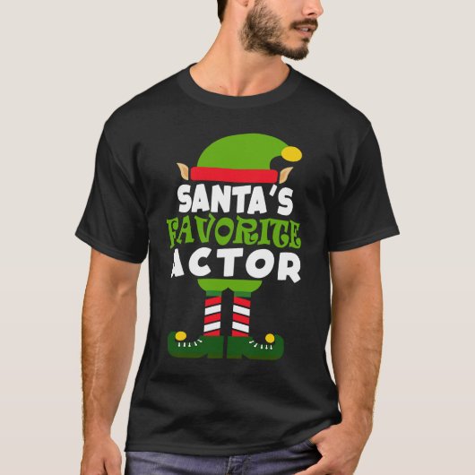 Santa's Favorite Actor Theatre  Christmas Vacation Tシャツ (正面)
