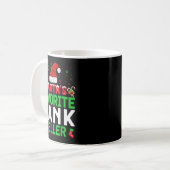 Santa's Favorite Bank Teller Christmas Matching Co コーヒーマグカップ (正面左)