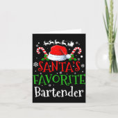 Santa's Favorite Bartender Christmas Party  カード (正面)