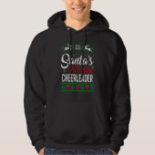 Santa's Favorite Cheerleader Christmas Ugly Sweate パーカ (正面)