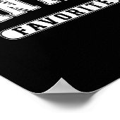 Santa's Favorite Christmas Varsity Text Family Xma ポスター (角)