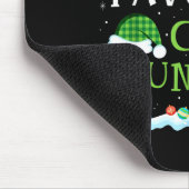 Santa's Favorite Crisis Counselor Fun Christmas マウスパッド (コーナー)