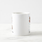 Santa's Favorite Cute Reindeer Christmas Mug コーヒーマグカップ (中央)