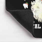 Santas Favorite Dental Hygienist Christmas Funny G マウスパッド (コーナー)