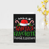 Santa's Favorite Dental Istant Christmas Party  カード (黄色い花)