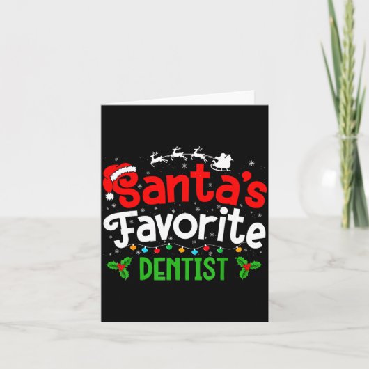 Santa's Favorite Dentist Christmas Party  カード (正面)