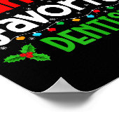 Santa's Favorite Dentist Christmas Party  ポスター (角)