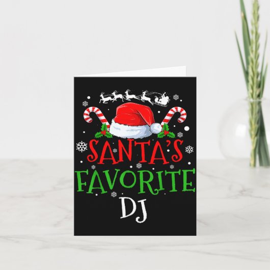 Santa's Favorite Dj Christmas Party  カード (正面)