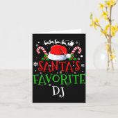 Santa's Favorite Dj Christmas Party  カード (黄色い花)