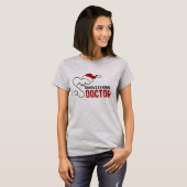 Santa's Favorite Doctor Christmas T Shirt Tシャツ (正面フル)