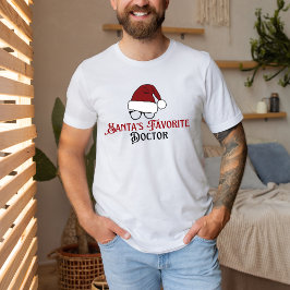 Santa's Favorite Doctor: Festive Christmas Tee Tシャツ