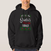 Santa's Favorite Farmer Christmas Ugly Sweater fam パーカ (正面)