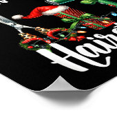 Santa's Favorite Hair Stylist Christmas Hairdresse ポスター (角)