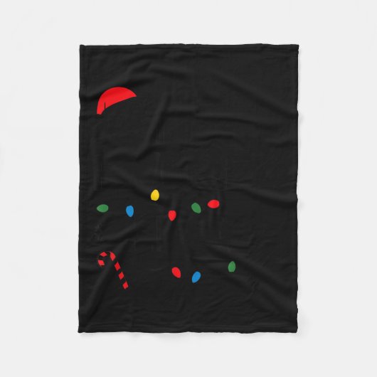 Santa's Favorite Helper Funny Christmas  フリースブランケット (正面)