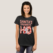 Santa's Favorite Ho Cane Sugar Tシャツ (正面フル)
