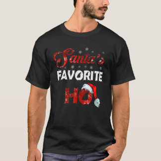 Santa's Favorite Ho Funny Christmas Tシャツ