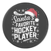 Santa's Favorite Hockey Player Pajama Christmas アイスホッケーパック (正面)