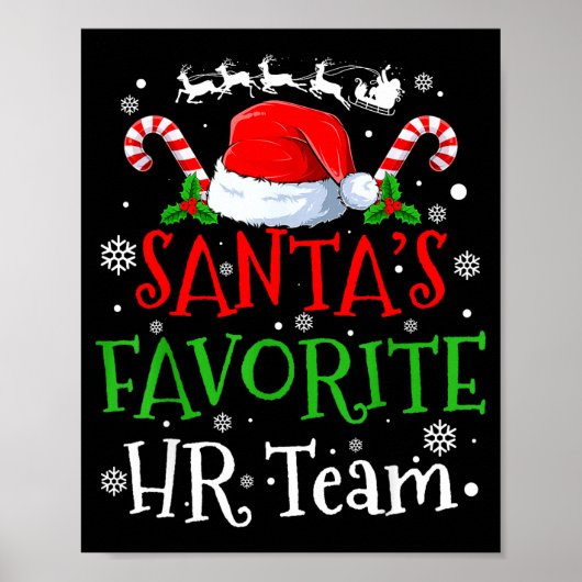 Santa's Favorite Hr Team Christmas Party  ポスター (正面)